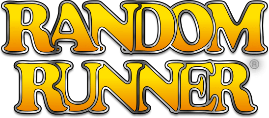 random runner logo 2 line