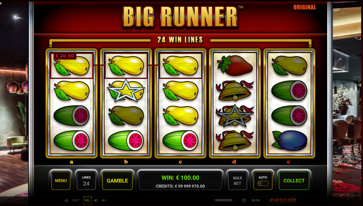 Big Runner gameplay van Eurocoin Interactive