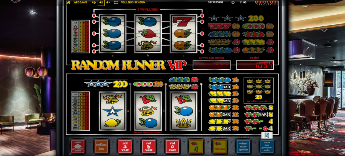 screenshot van het spel Random Runner VIP.