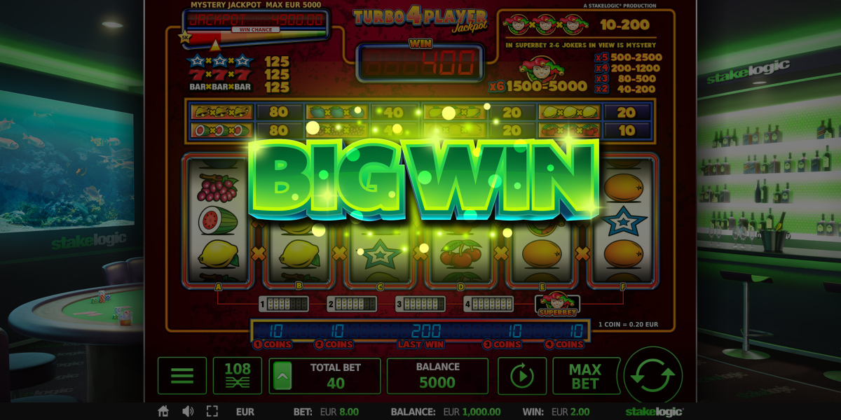 Turbo 4 player big win