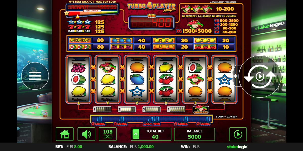 Turbo 4 player slot