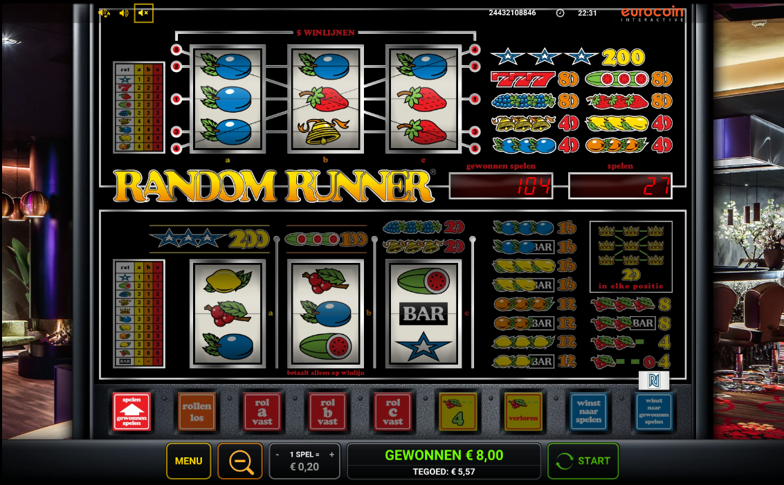 Random Runner Topspel