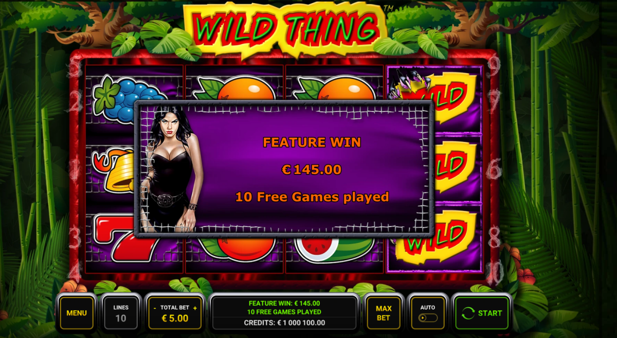 Wild Thing Free games