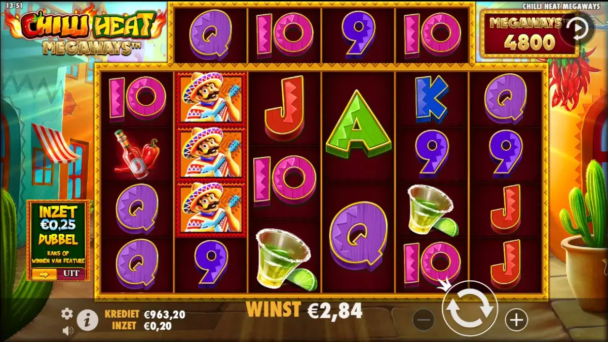 Chili Heat Megaways slot 1
