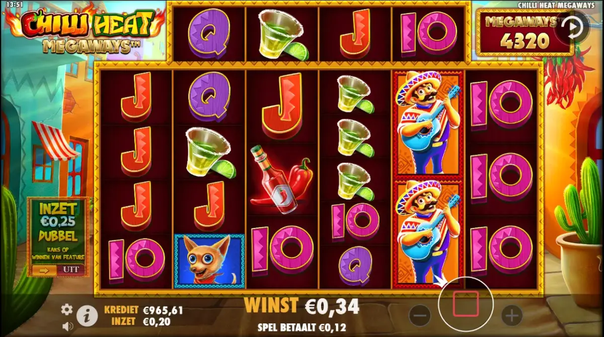 Chili Heat Megaways slot 2