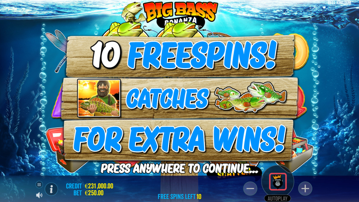 Big Bass Bonanza slot 1