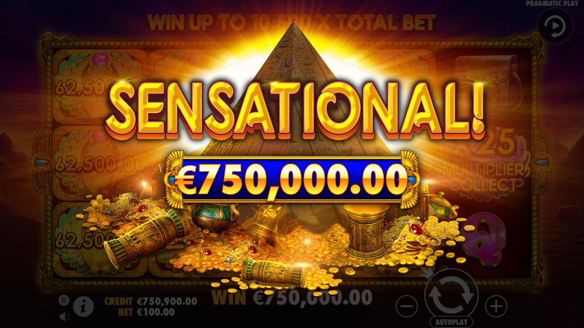 John Hunter Scarab Queen big win