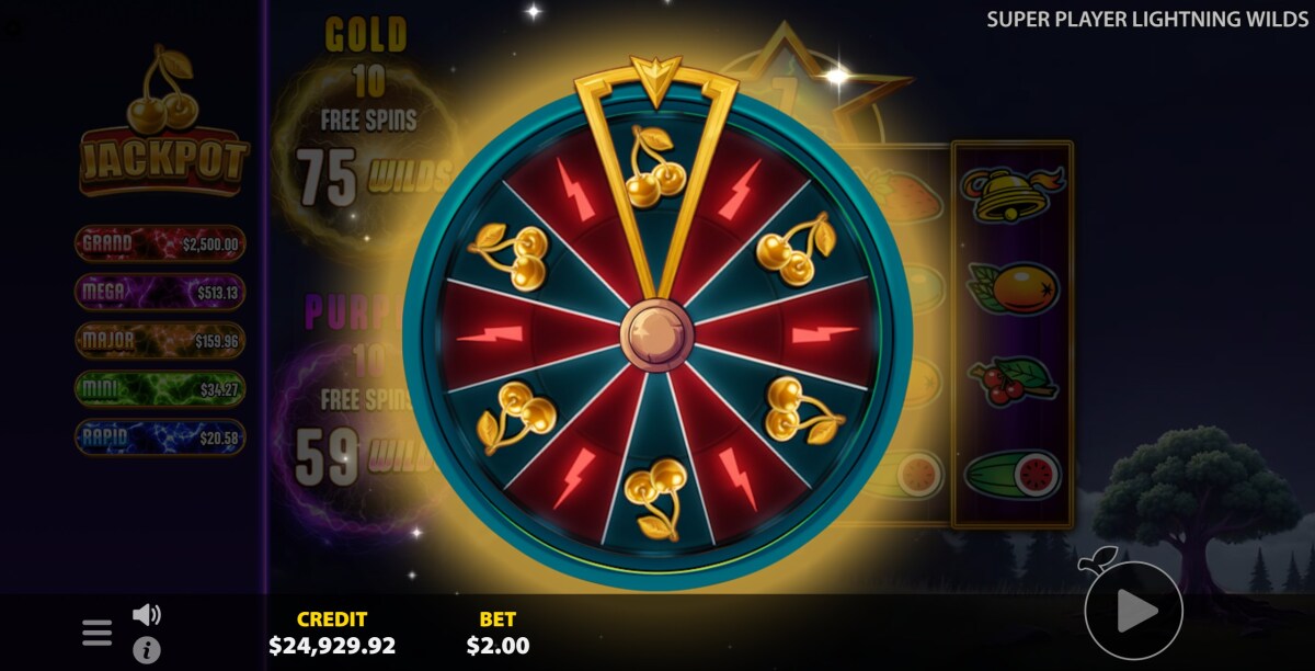 SUPER PLAYER LIGHTNING WILDS