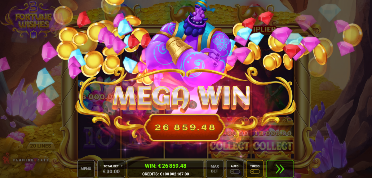 mega win 3 fortune wishes