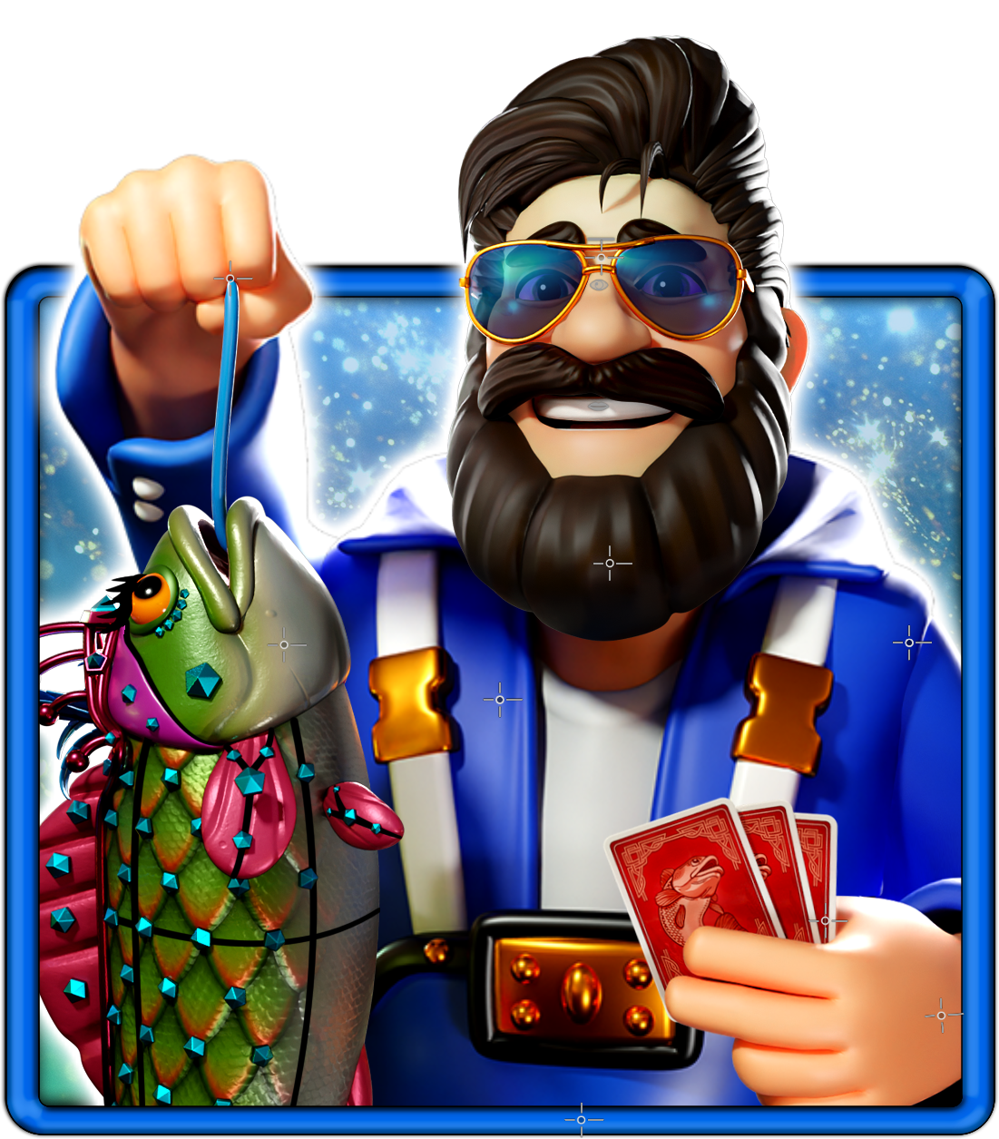 Big Bass Vegas Double Down Deluxe symbool 1 - Hard Rock Casino