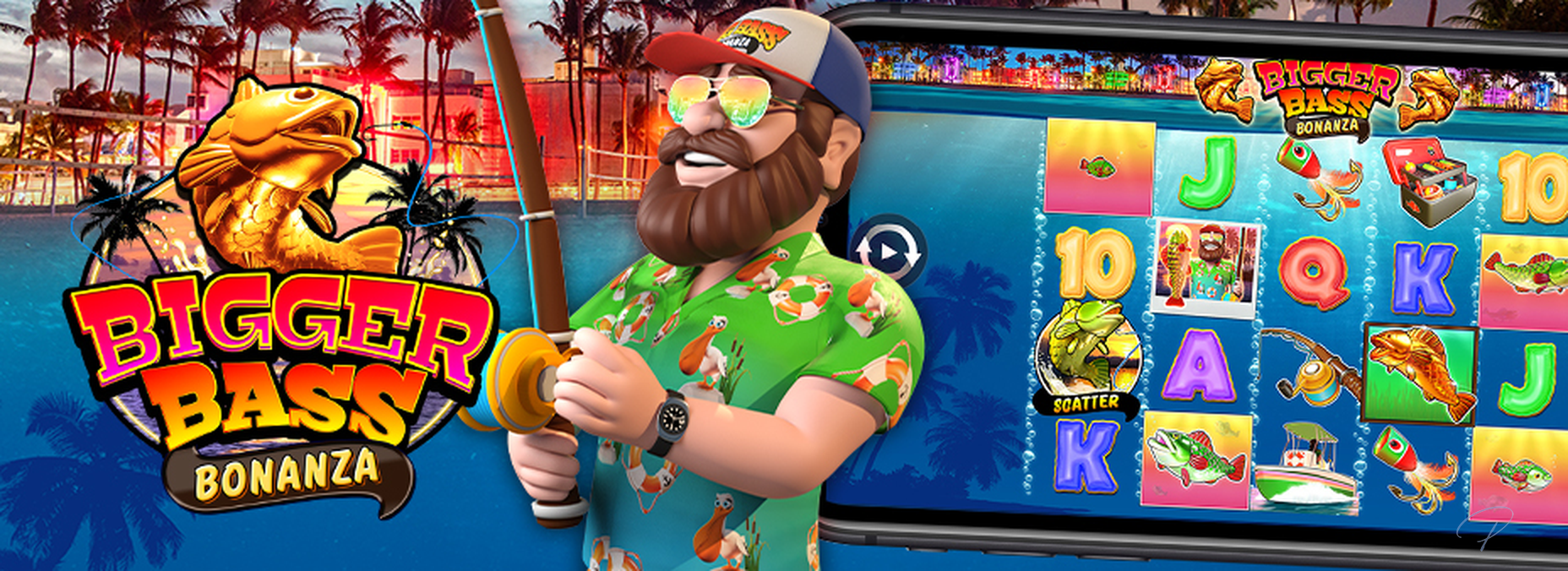 Bigger Bass Bonanza slot by Pragmatic Play &ndash; banner image