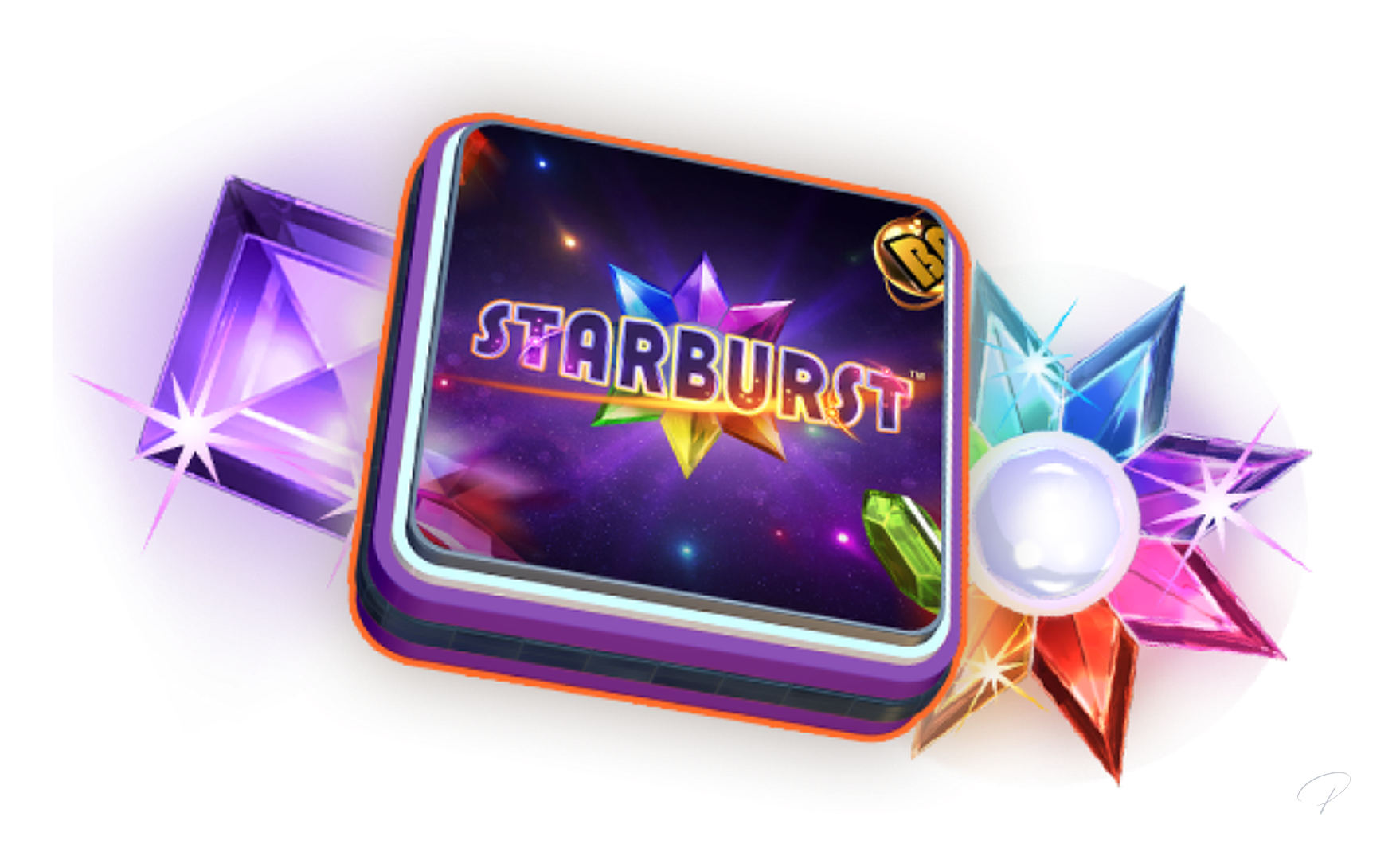 Starburst tile &ndash; gemstone symbols overview