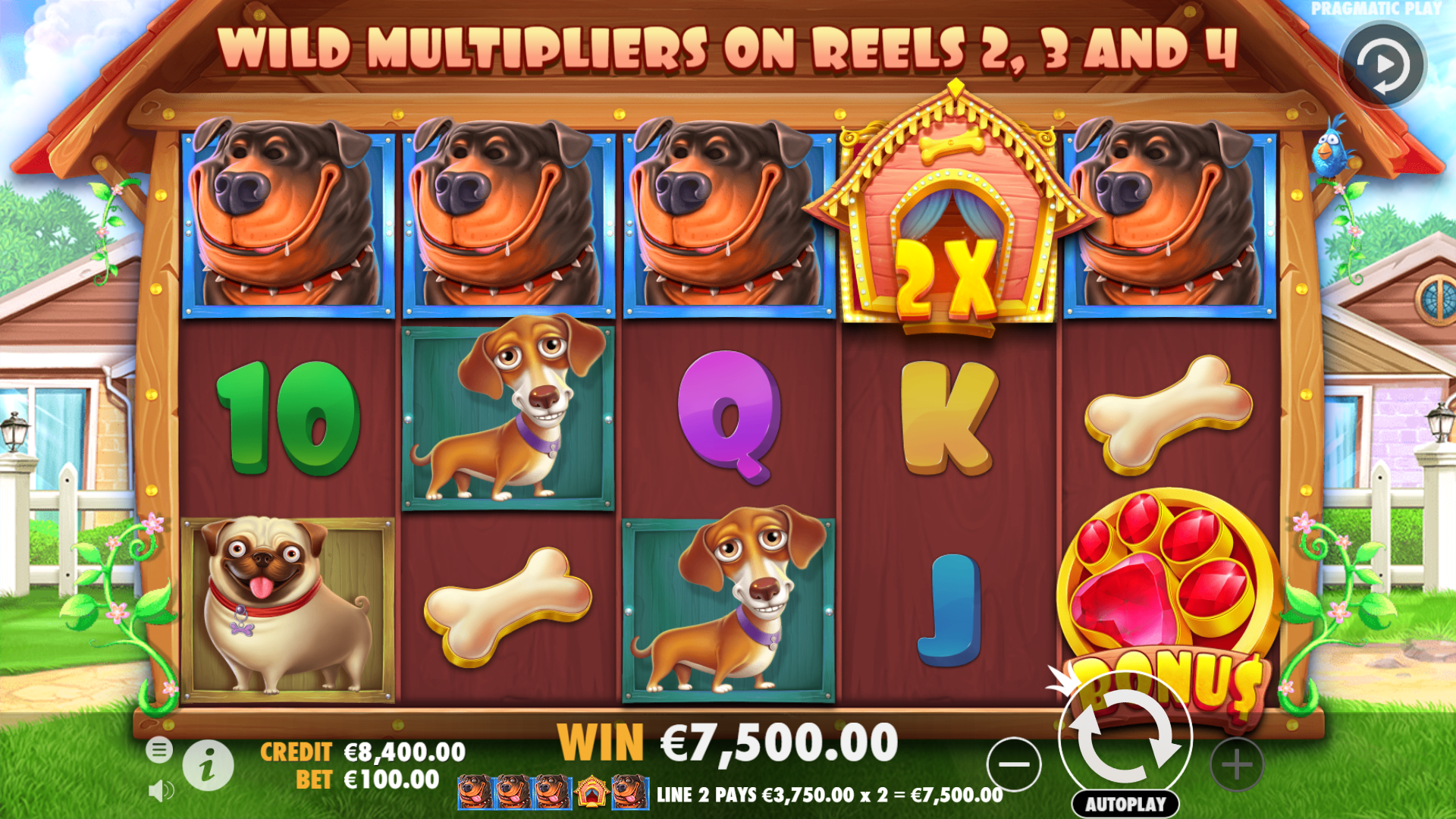 The Dog House gameplay &ndash; reels and symbols overview