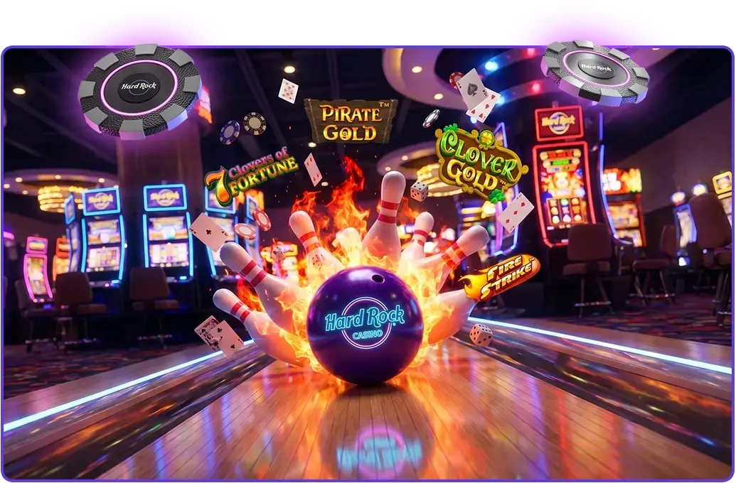 Lucky Strike toernooi - Pragmatic Play - online casino promotion Hard Rock Casino promo visual