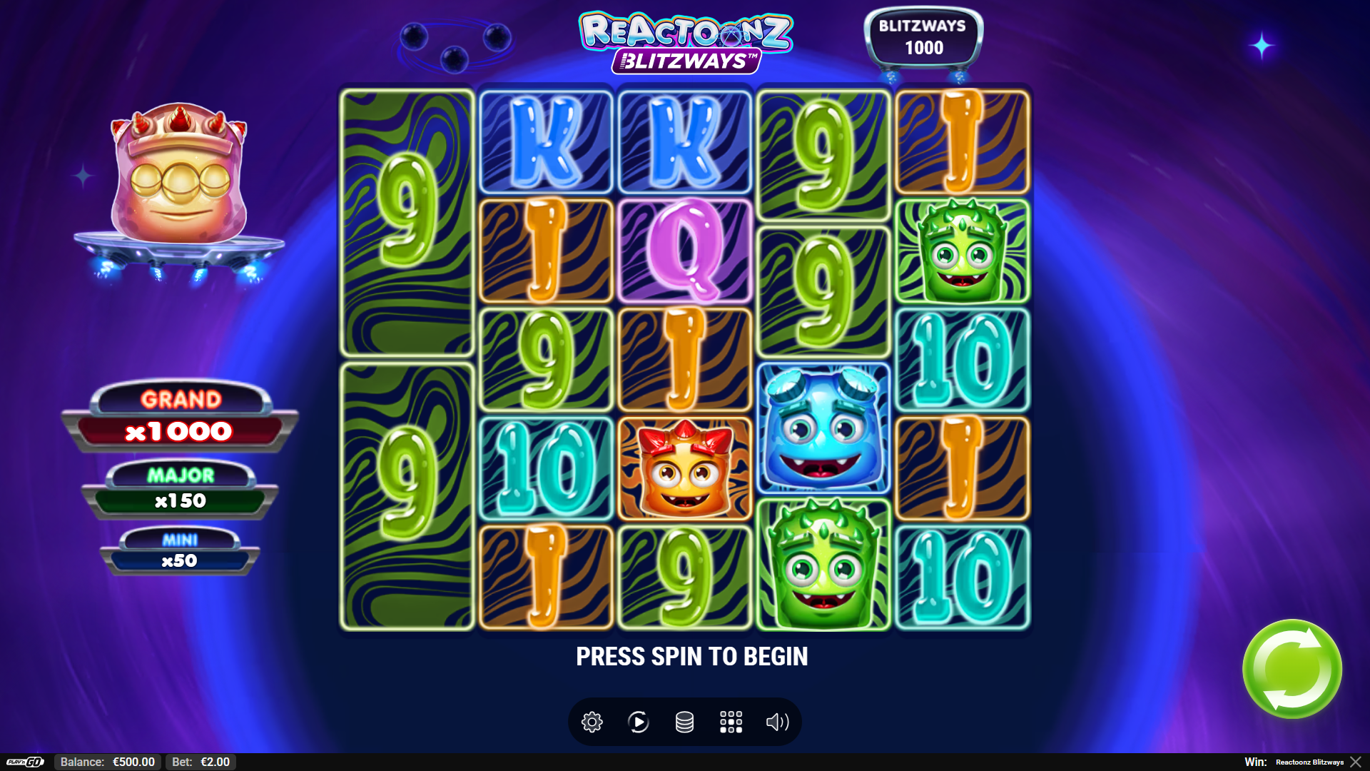 Reactoonz Blitzways Base Game