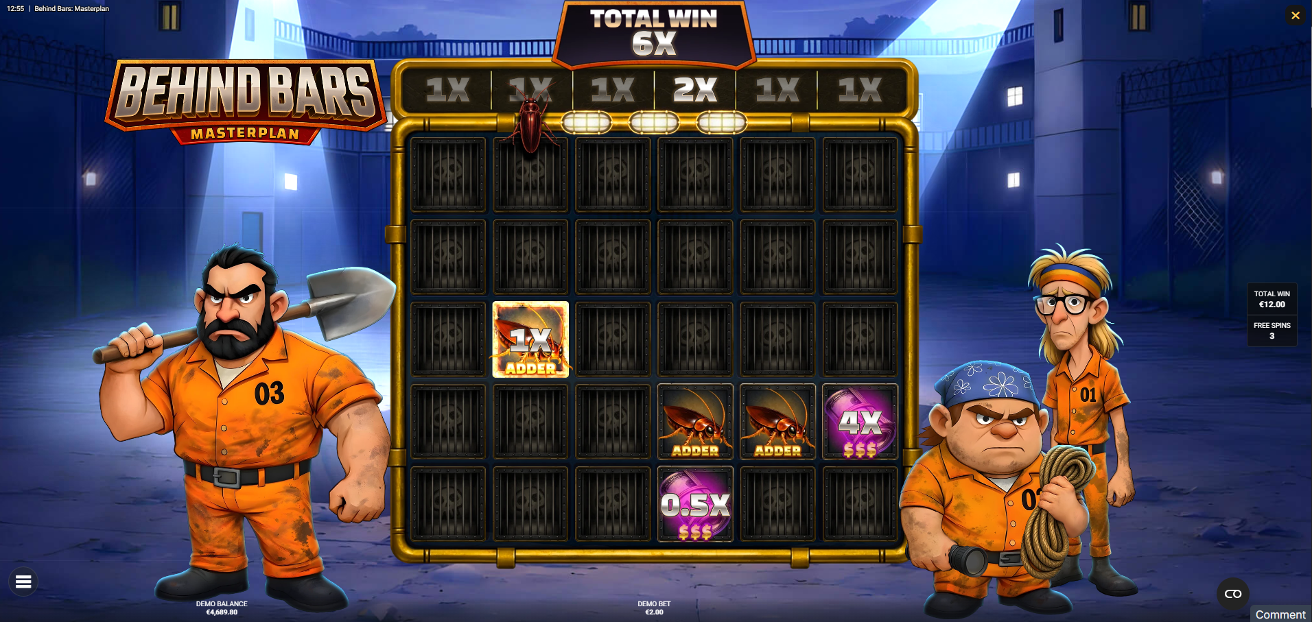 Behind Bars Masterplan slot review