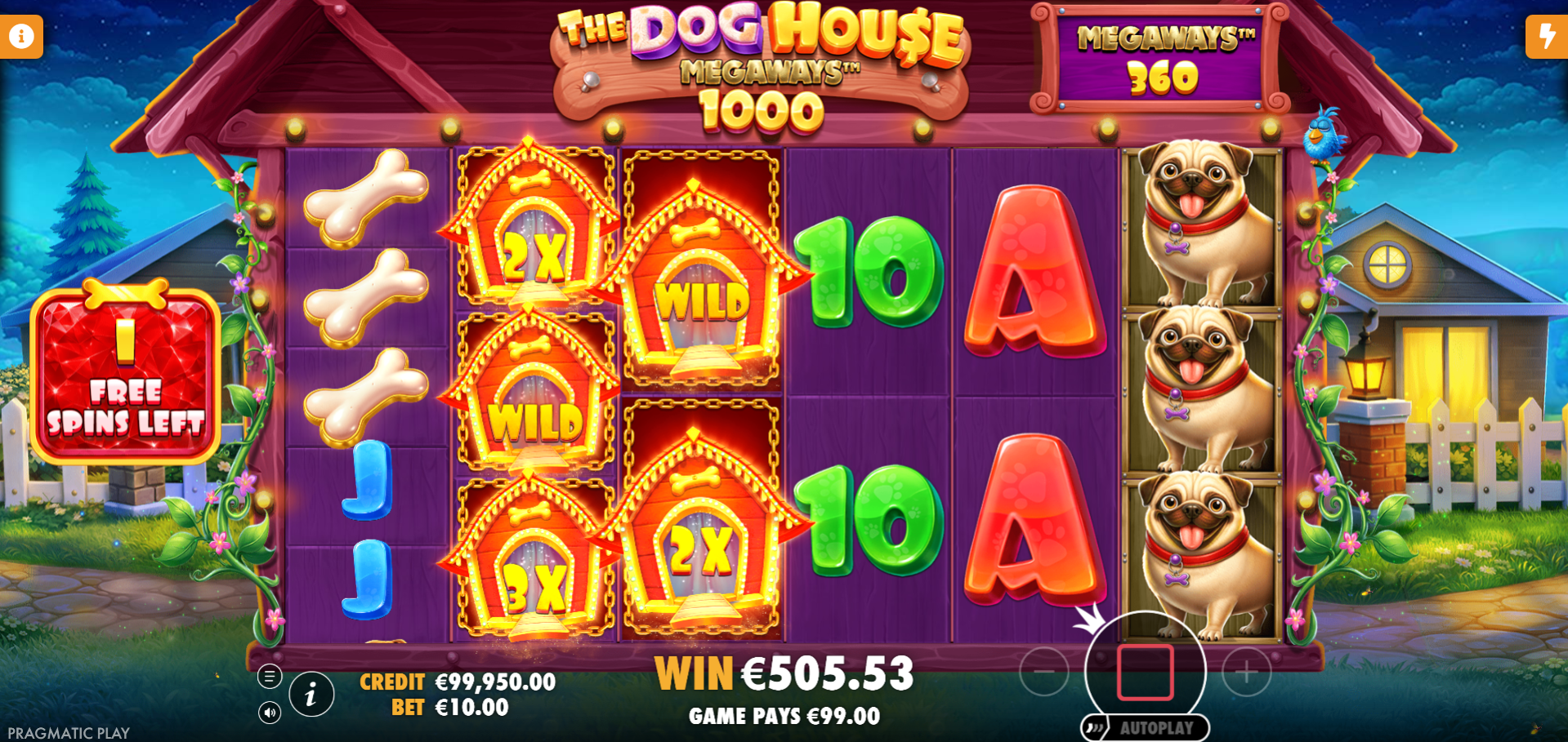 Dog House Megaways 1000 Super Bonus
